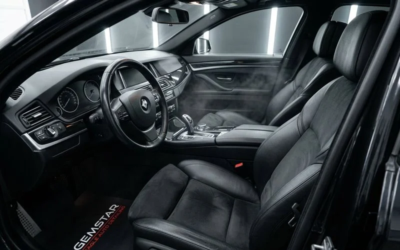 Fresh, clean vehicle interior after complete odor elimination