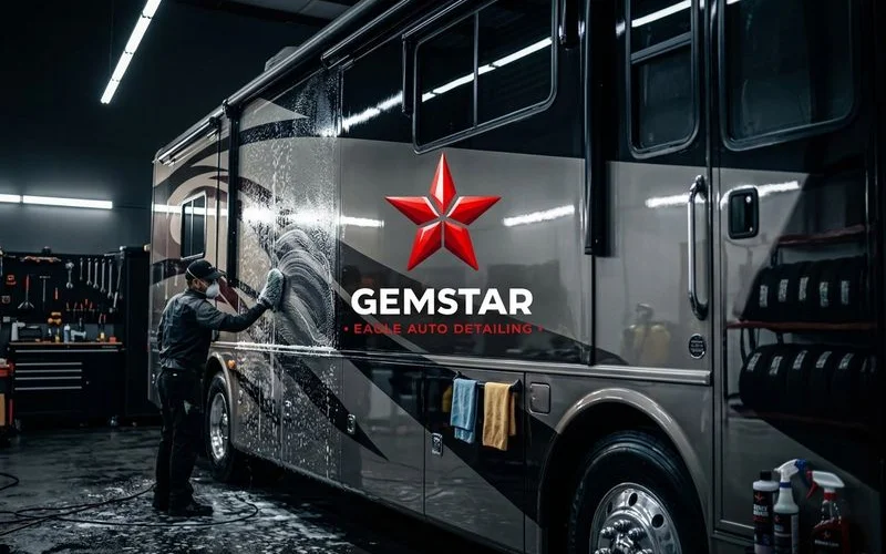 RV & Boat Detailing example work by Gemstar Eagle Auto Detailing