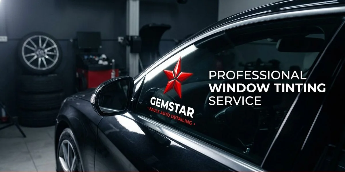 Professional Window Tinting service by Gemstar Eagle Auto Detailing
